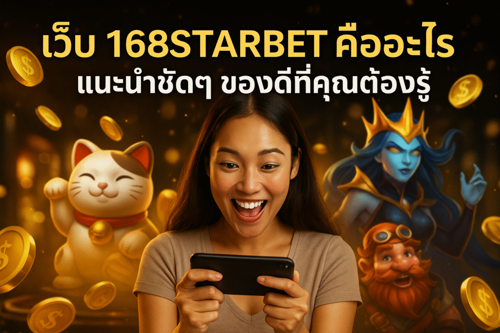 เว็บ 168STARBET คืออะไร – แนะนำชัดๆ ของดีที่คุณต้องรู้