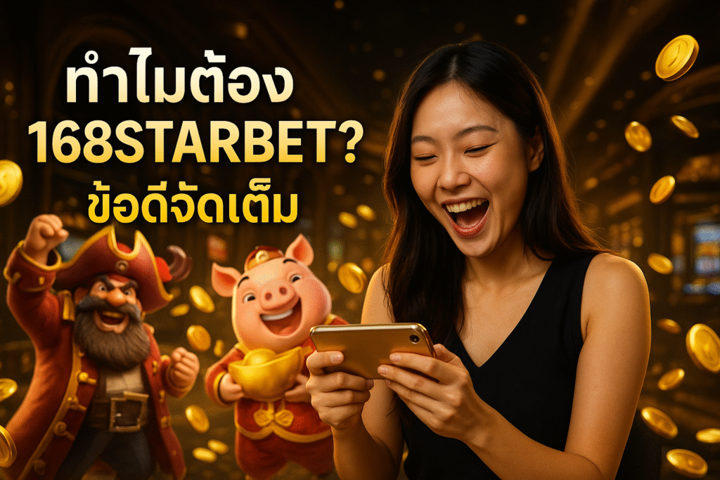 ทำไมต้อง 168STARBET? ข้อดีจัดเต็ม