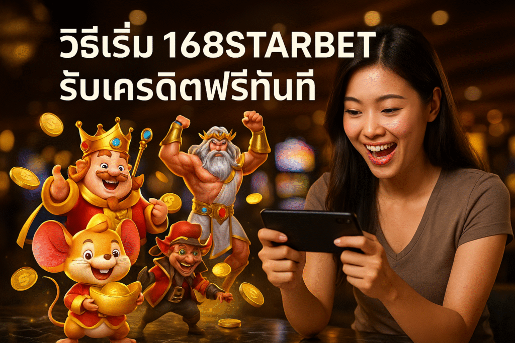 วิธีเริ่ม 168STARBET รับเครดิตฟรีทันที