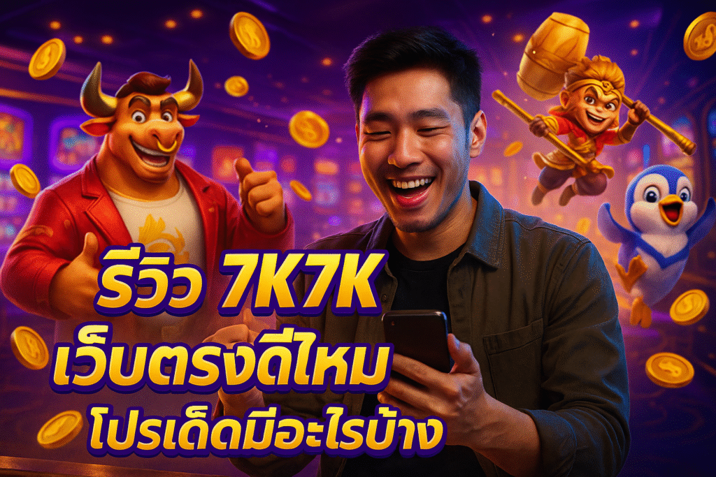 รีวิว 7K7K เว็บตรงดีไหม โปรเด็ดมีอะไรบ้าง