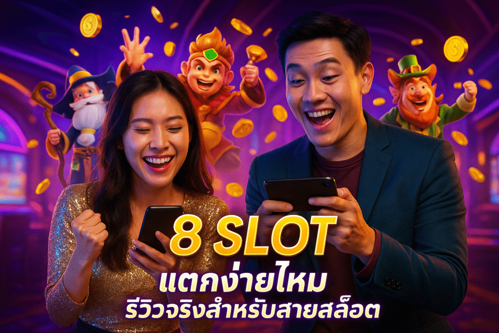 8 SLOT แตกง่ายไหม รีวิวจริงสำหรับสายสล็อต