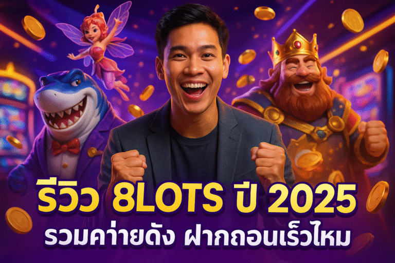 รีวิว 8LOTS ปี 2025 รวมค่ายดัง ฝากถอนเร็วไหม